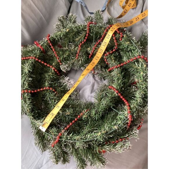 Vintage Glass Ornaments Handmade Wreath - Picture 3 of 3